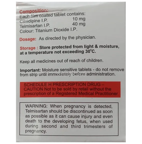 telma ln 40/20mg tablet 15's